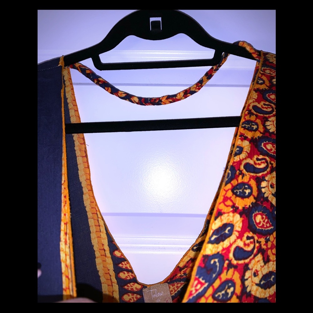 Free people multicolor kaftan
